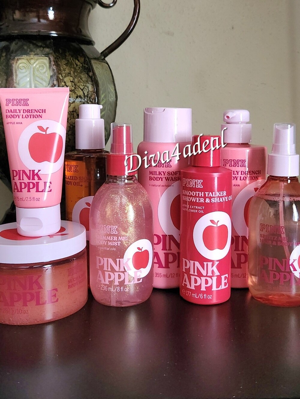 PINK Victoria's Secret PINK APPLE 8PC Collection Bundle